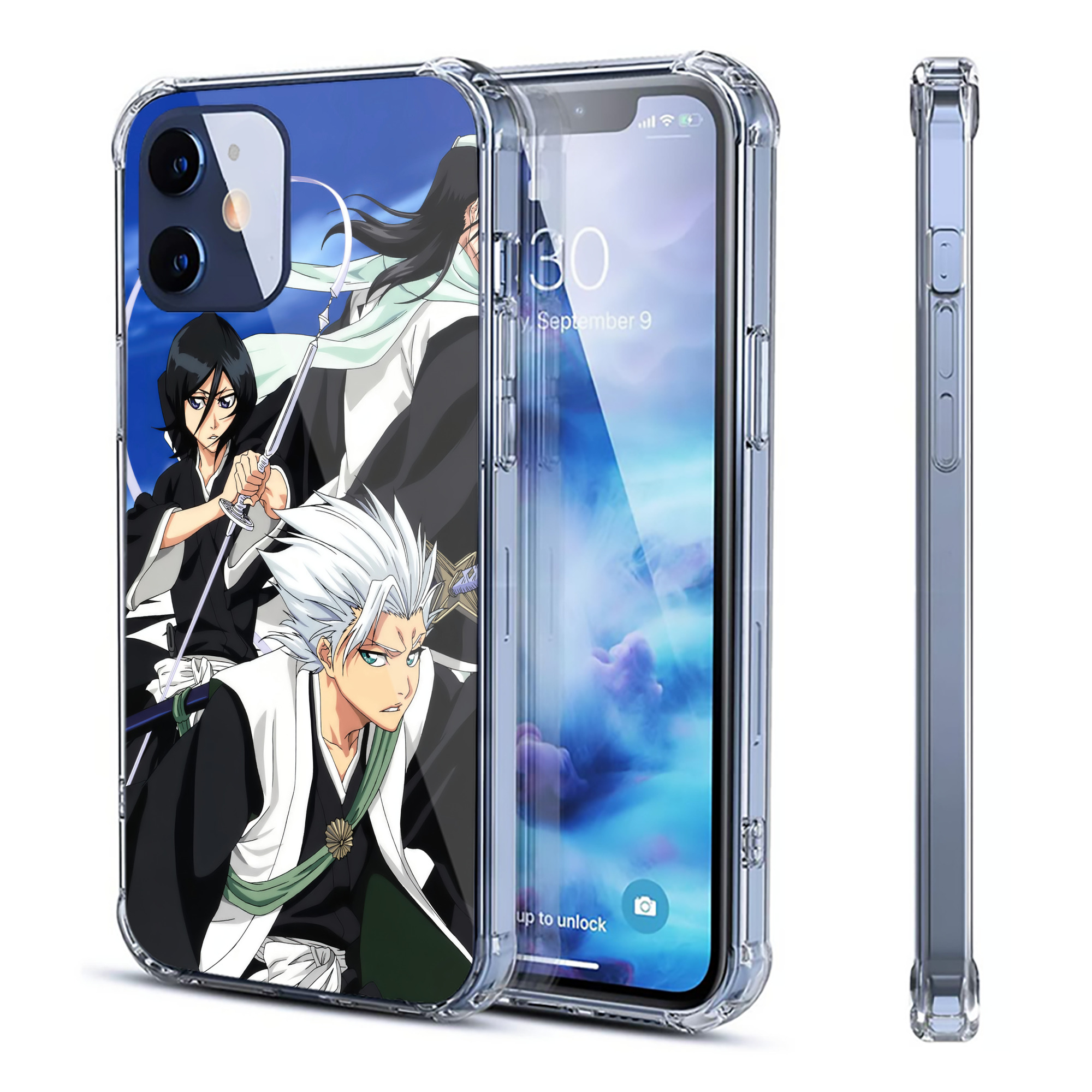 （画像用） ブリーチ BLEACH 【iPhone 12シリーズ対応】透明スマホケース（クリアソフトケース）